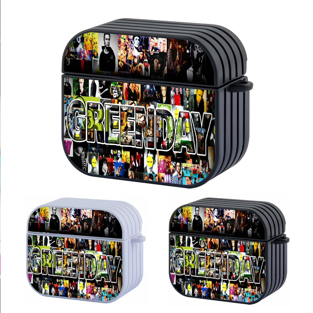 Green Day Aesthetic Hard Plastic Case Cover For Apple Airpods 3