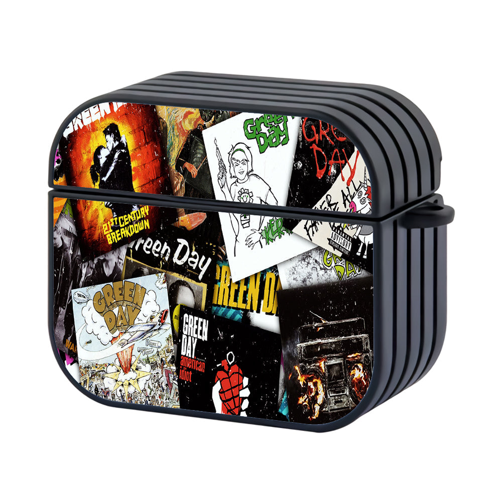 Green Day Album Cover Hard Plastic Case Cover For Apple AirPods 4 - AirPod Case - Altracase