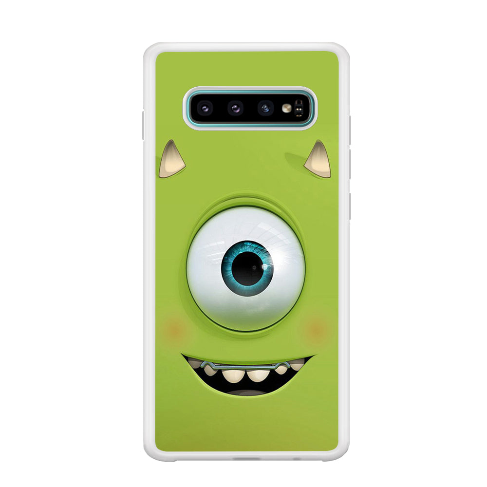 Green Face Monster Samsung Galaxy S10 Case