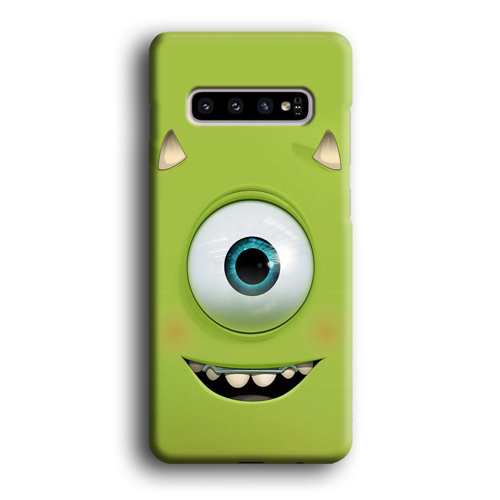 Green Face Monster Samsung Galaxy S10 Case