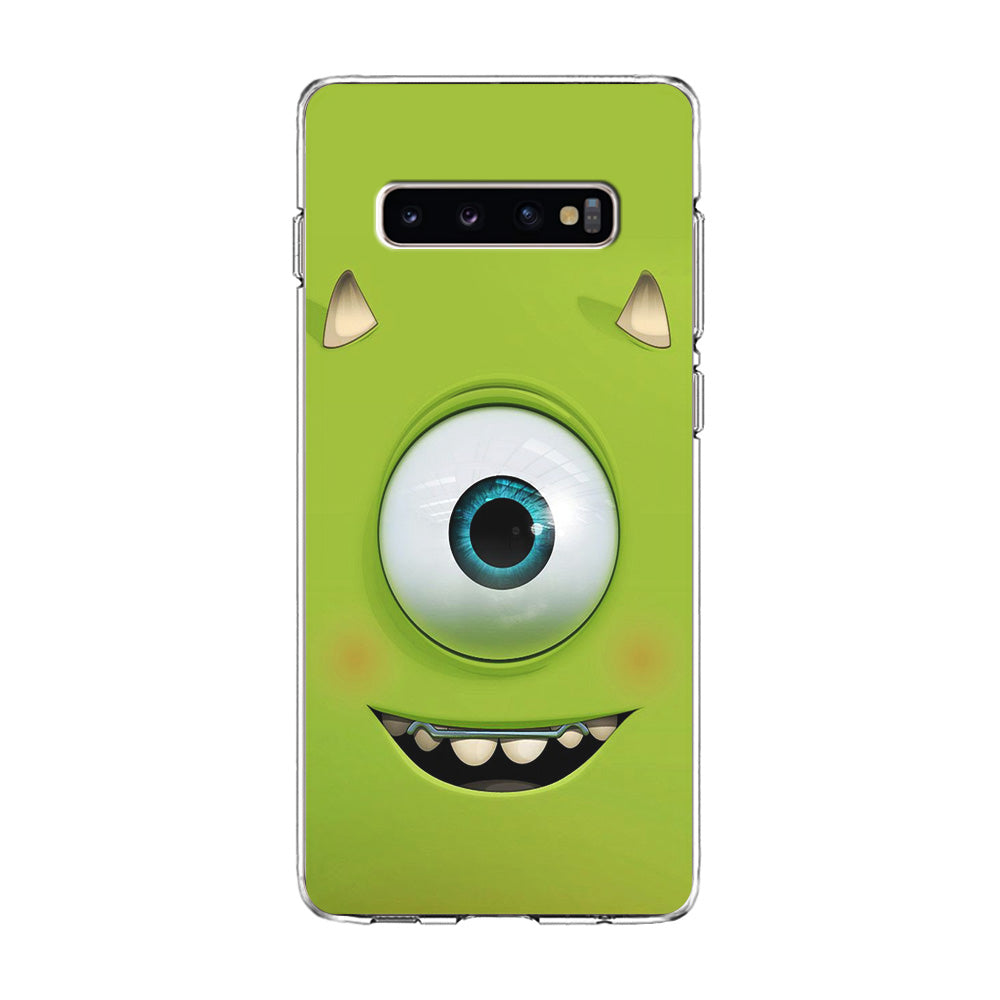 Green Face Monster Samsung Galaxy S10 Case