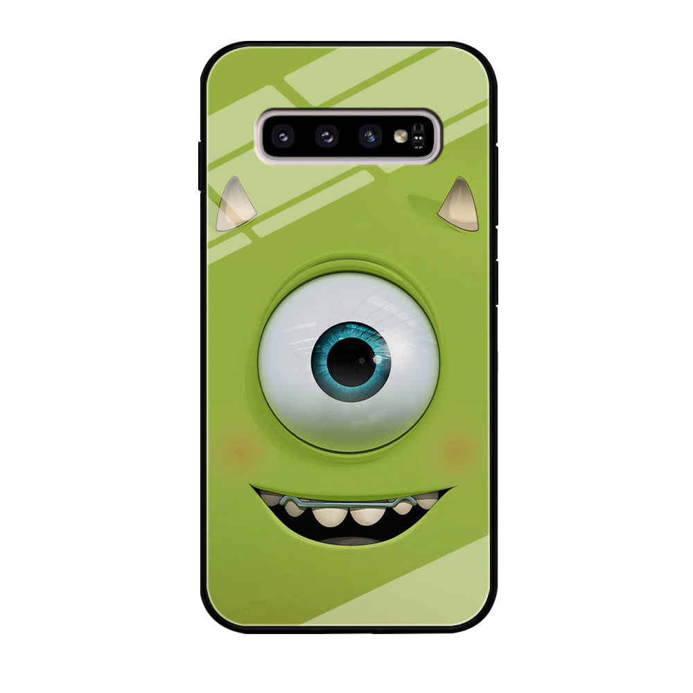 Green Face Monster Samsung Galaxy S10 Case