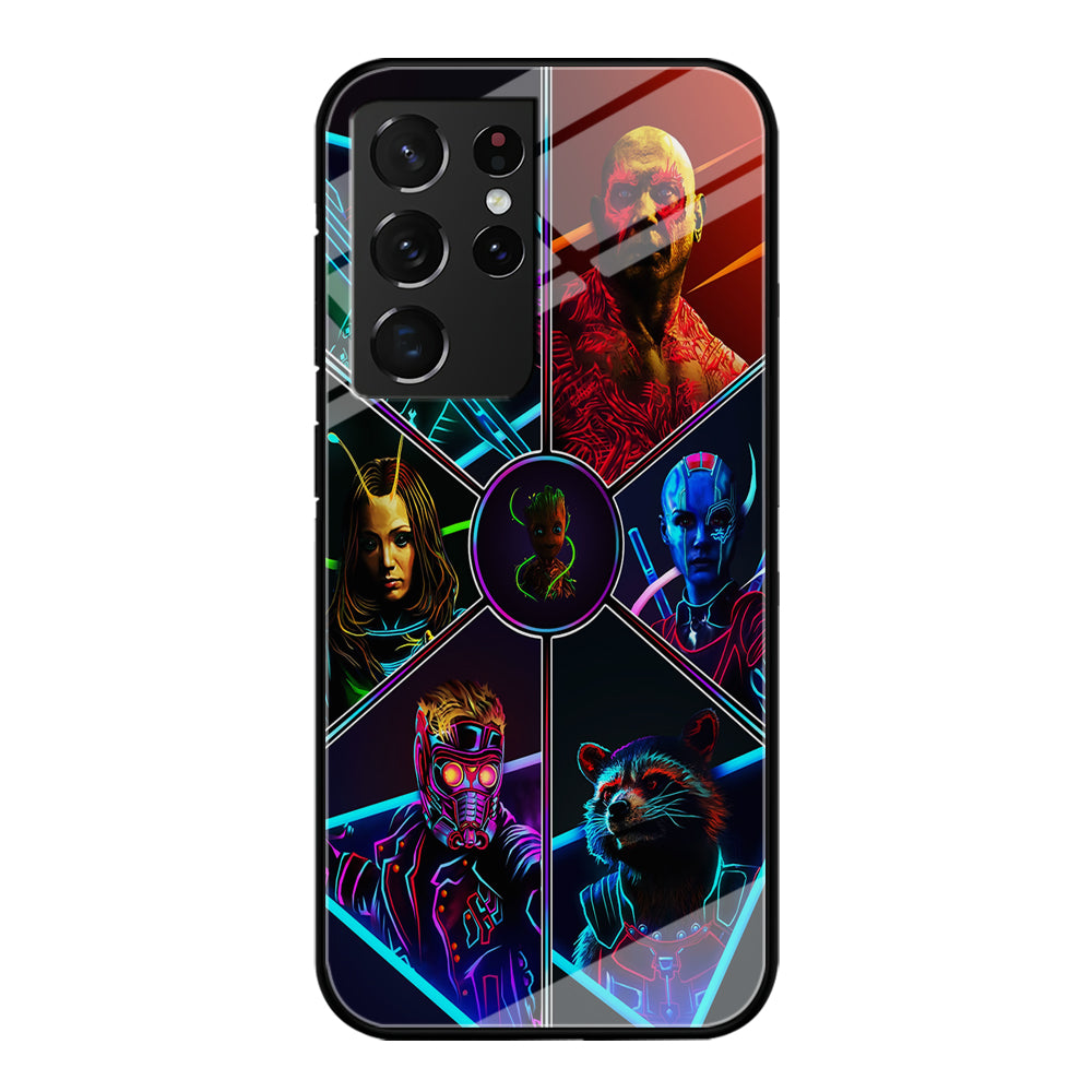 Guardian Of The Galaxy Samsung Galaxy S21 Ultra Case-Phone Case-Tempered Glass Case-Altracase