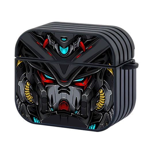 Gundam Head Black Hard Plastic Case Cover For Apple AirPods 4 - AirPod Case - Altracase