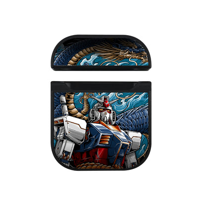 Gundam Japanese Dragon Apple AirPods Case-AirPod Case-Black-Altracase