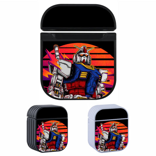 Gundam Sunset Art Apple AirPods Case-AirPod Case-Altracase