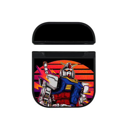 Gundam Sunset Art Apple AirPods Case-AirPod Case-Black-Altracase