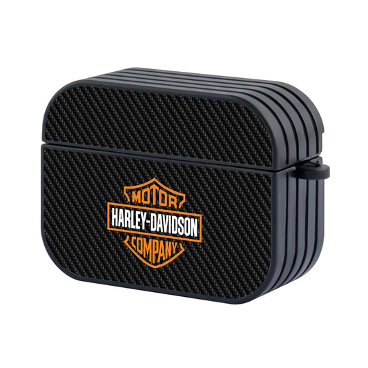 Harley Davidson Black Pattern Apple Airpods Pro Case - Altracase