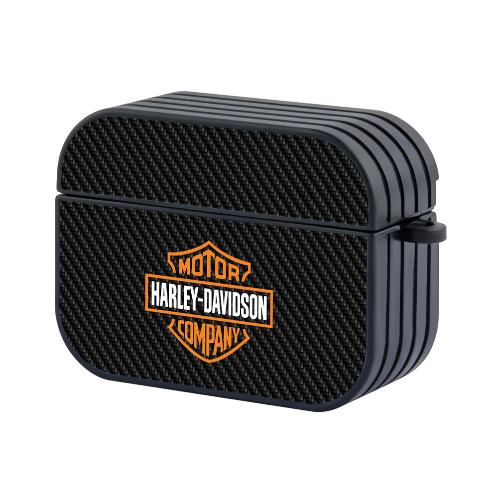 Harley Davidson Black Pattern Apple AirPods Pro 2 Case - Altracase