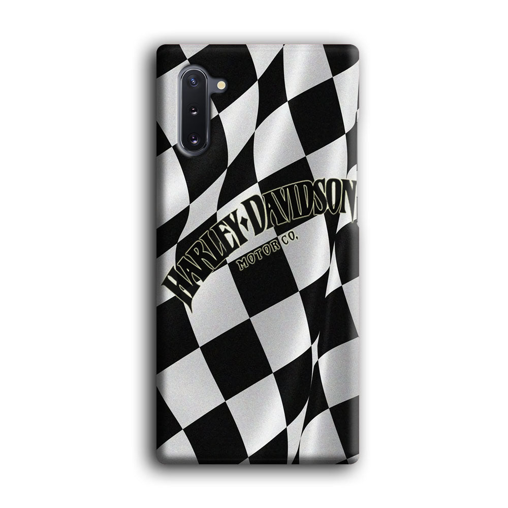 Harley Davidson Black White Flag Samsung Galaxy Note 10 Case