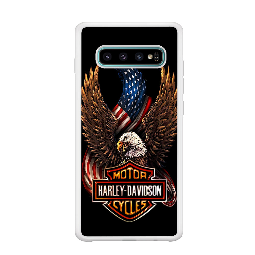 Harley Davidson Eagle US Samsung Galaxy S10 Case