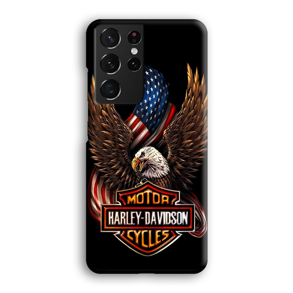 Harley Davidson Eagle US Samsung Galaxy S21 Ultra Case