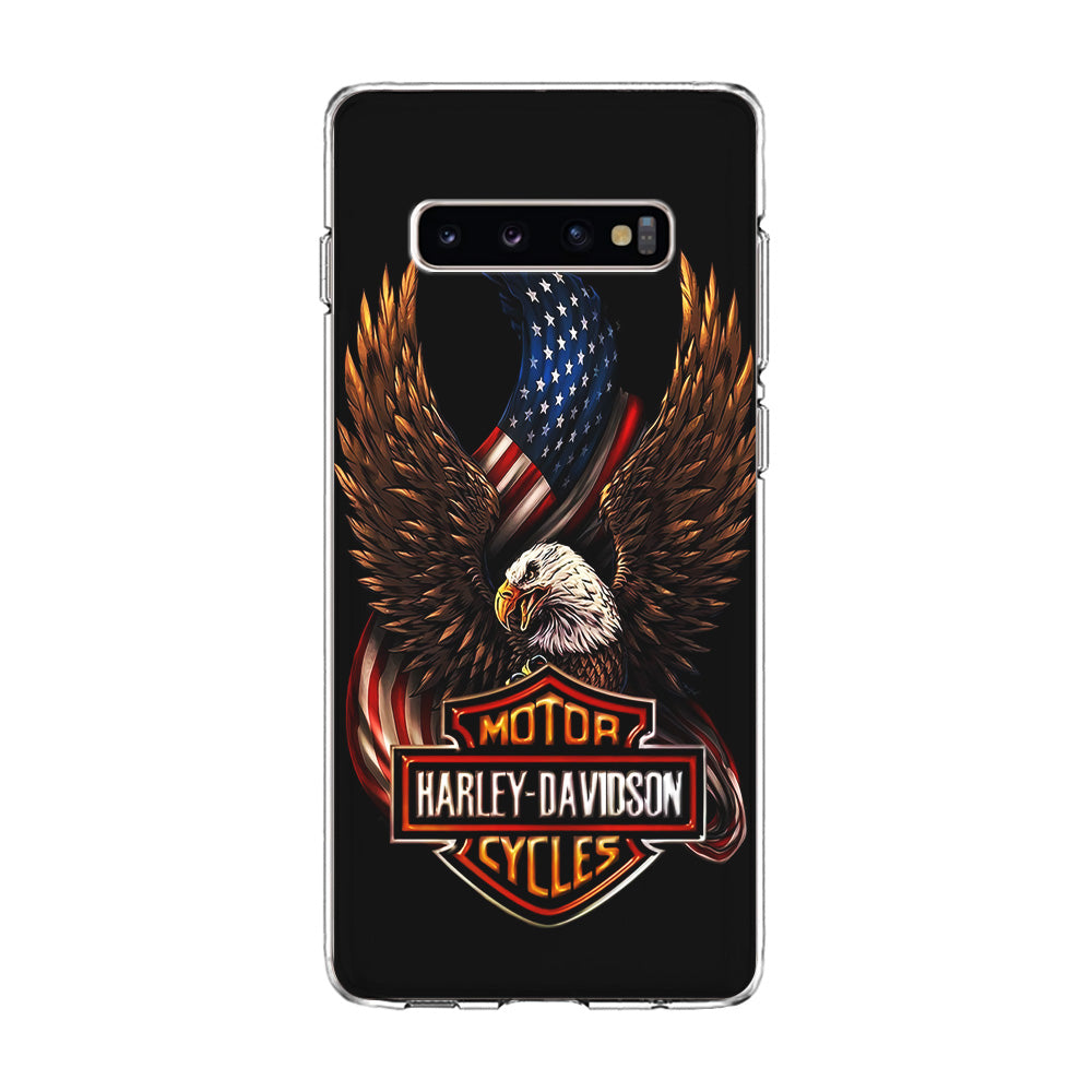 Harley Davidson Eagle US Samsung Galaxy S10 Case