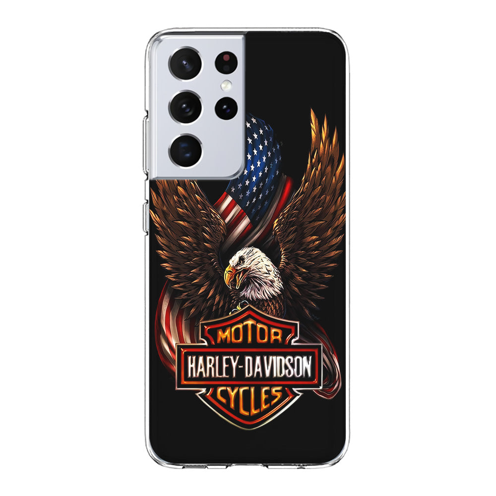 Harley Davidson Eagle US Samsung Galaxy S21 Ultra Case