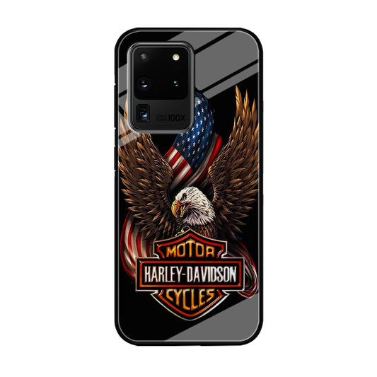 Harley Davidson Eagle US Samsung Galaxy S21 Ultra Case