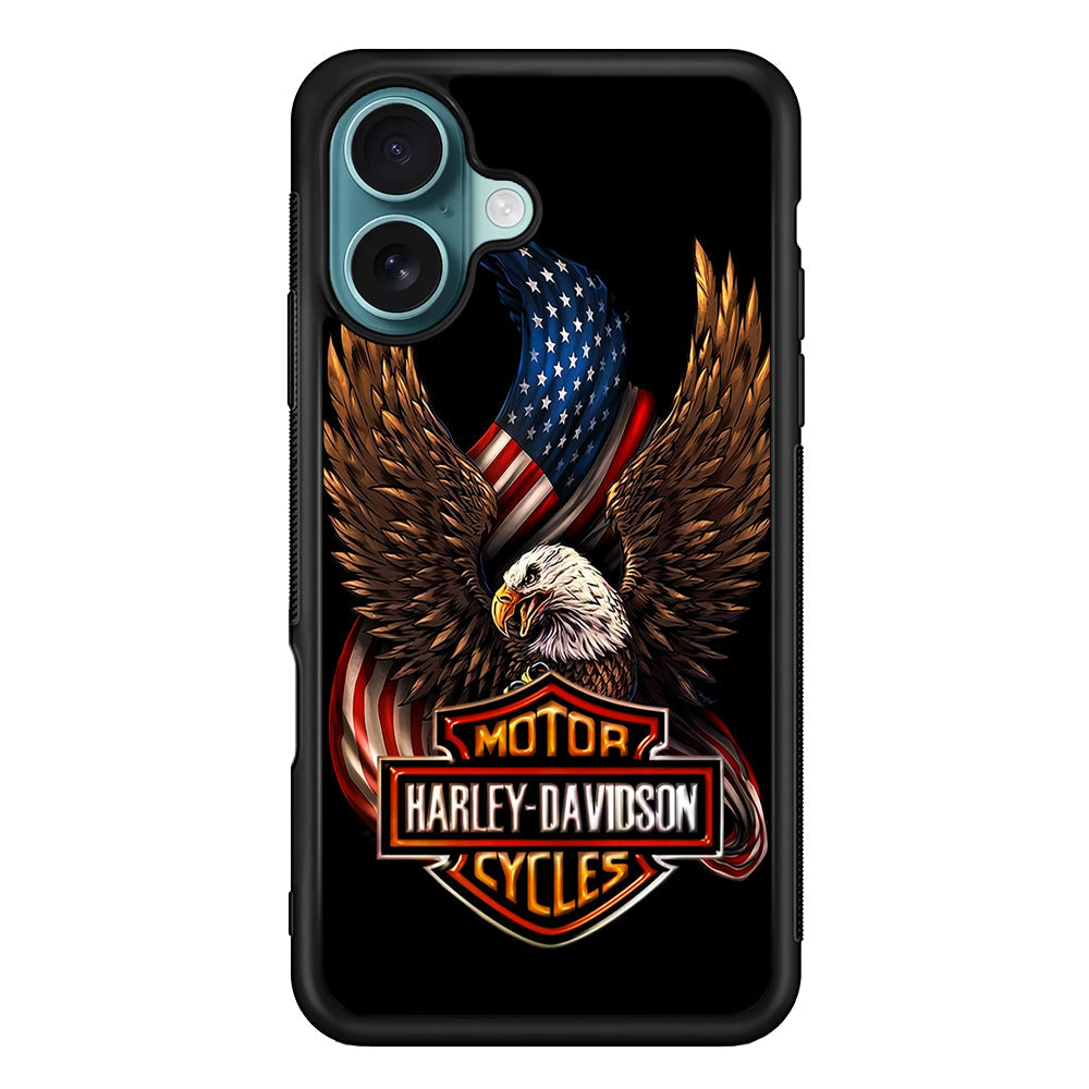 Harley Davidson Eagle US iPhone 16 Plus Case - Altracase