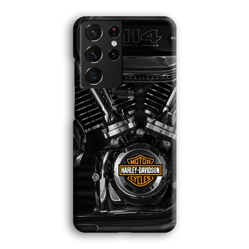 Harley Davidson Engine Samsung Galaxy S21 Ultra Case