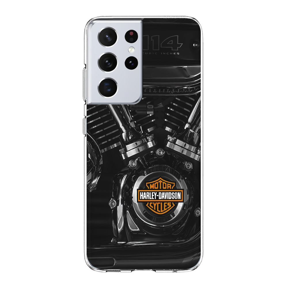 Harley Davidson Engine Samsung Galaxy S21 Ultra Case