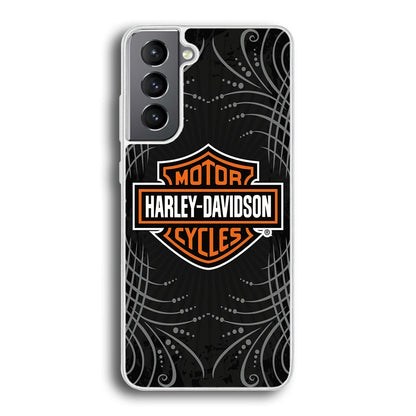 Harley Davidson Grey Motif Samsung Galaxy S24 Plus Case