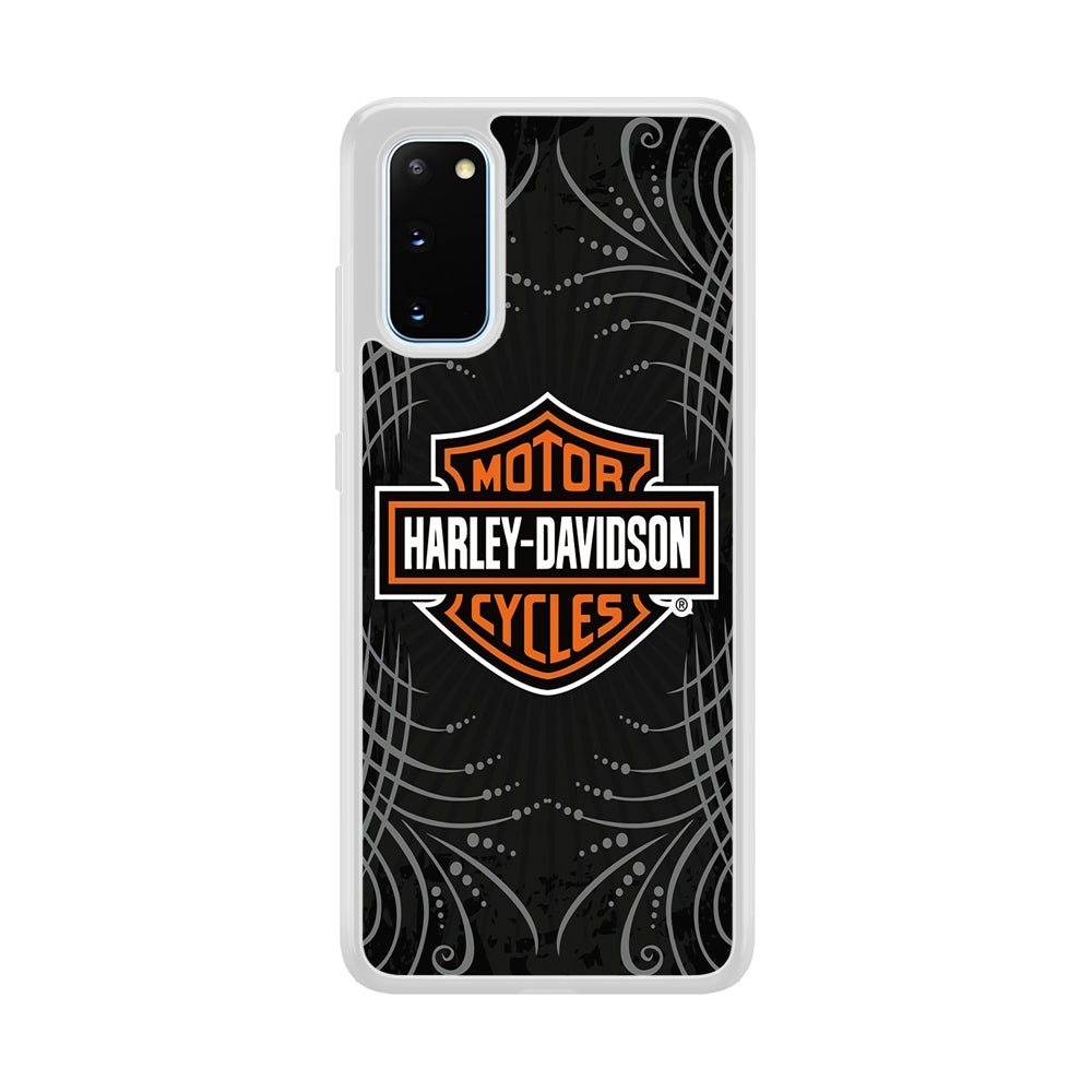 Harley Davidson Grey Motif Samsung Galaxy S20 Case