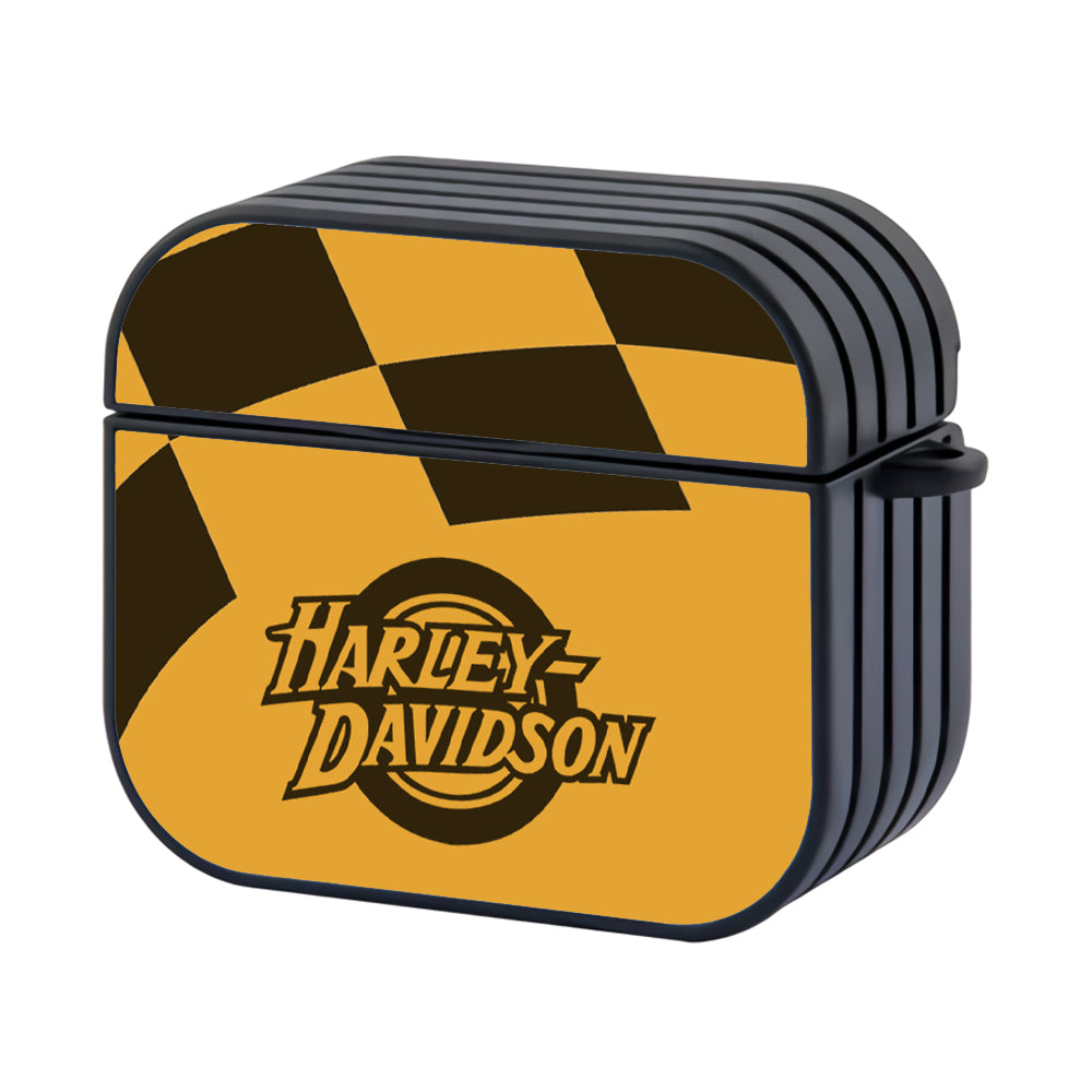 Harley Davidson Logo Flag Racing Apple AirPods 4 Case - Altracase