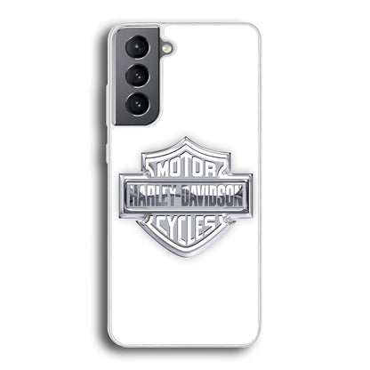 Harley Davidson Logo Silver Samsung Galaxy S22 Plus Case