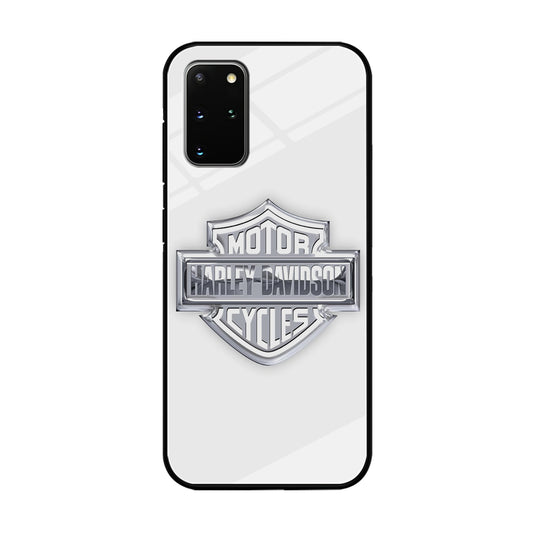 Harley Davidson Logo Silver Samsung Galaxy S20 Plus Case