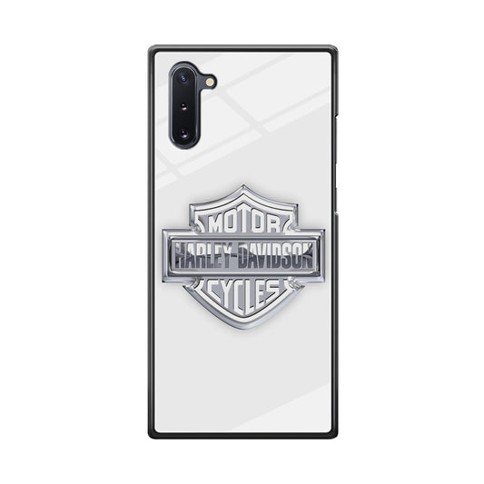 Harley Davidson Logo Silver Samsung Galaxy Note 10 Case