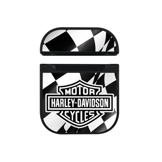 Harley Davidson Race Flag Emblem Apple AirPods Case - Altracase
