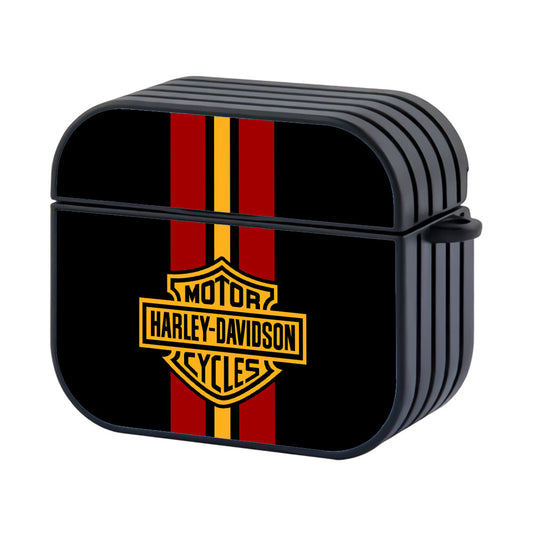 Harley Davidson Red Stripe Emblem Apple AirPods 4 Case - Altracase