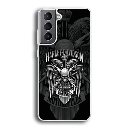 Harley Davidson Silver Eagle Samsung Galaxy S24 Plus Case