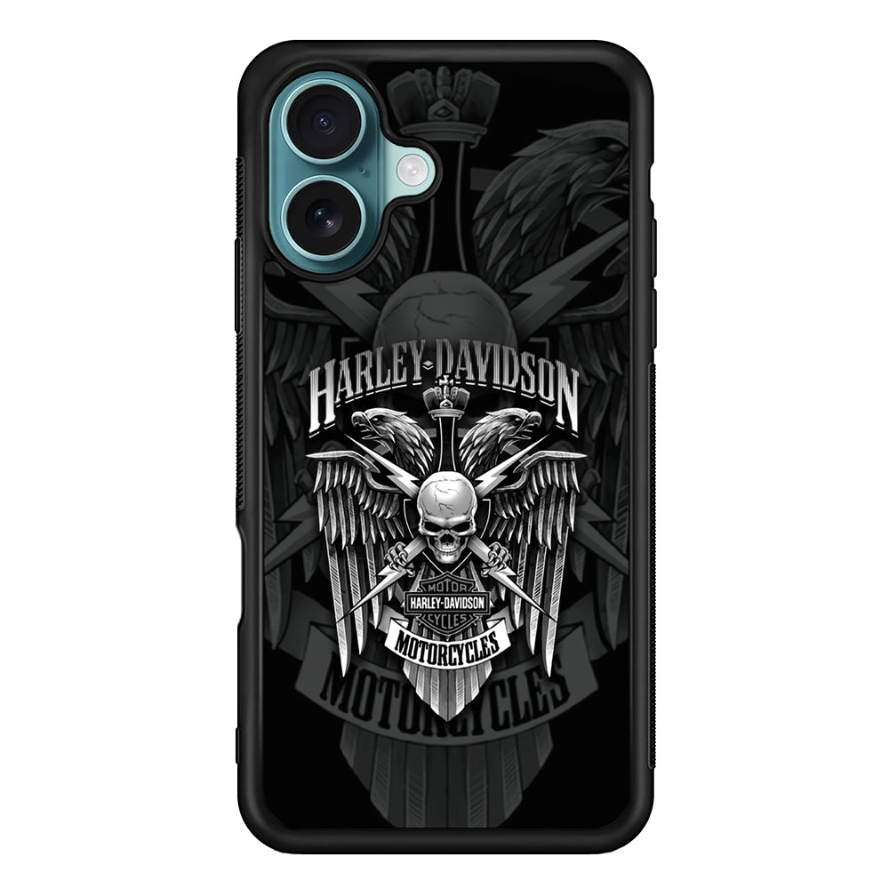 Harley Davidson Silver Eagle iPhone 16 Case - Altracase