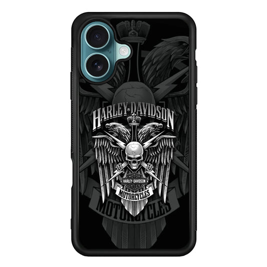 Harley Davidson Silver Eagle iPhone 16 Case - Altracase