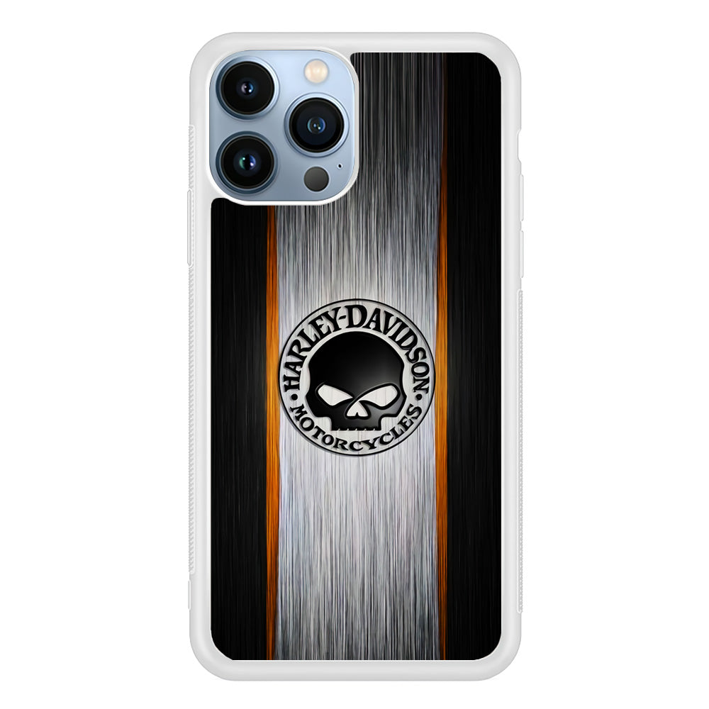 Harley Davidson Skull Circle iPhone 15 Pro Case