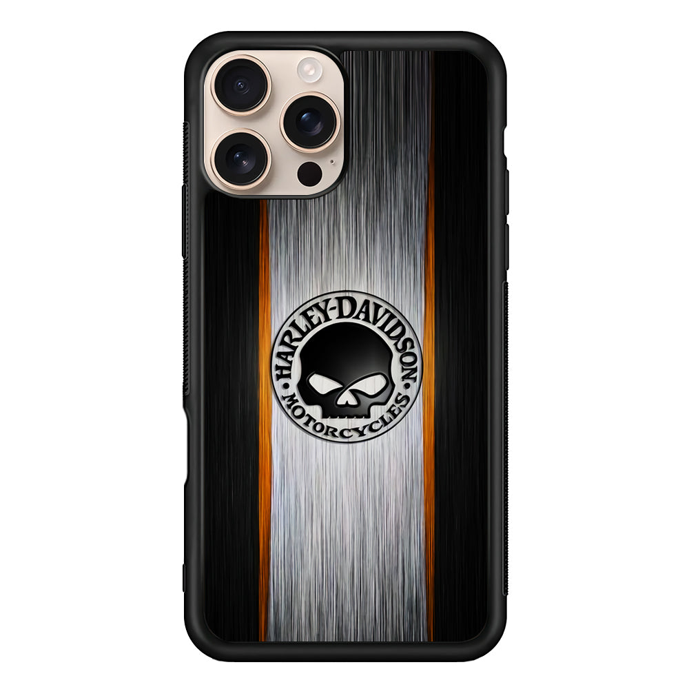 Harley Davidson Skull Circle iPhone 16 Pro Case - Altracase