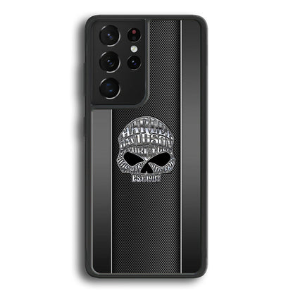 Harley Davidson Skull Design Samsung Galaxy S23 Ultra Case