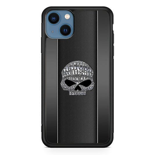 Harley Davidson Skull Design iPhone 15 Case