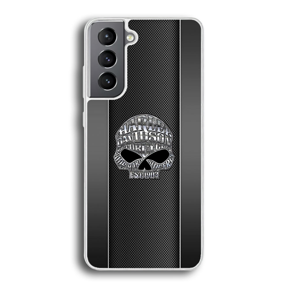 Harley Davidson Skull Design Samsung Galaxy S23 Case