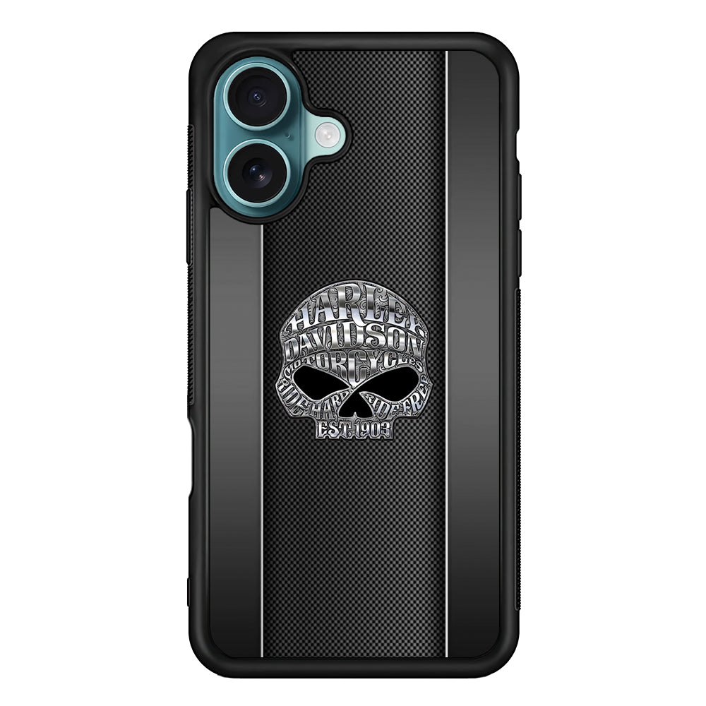 Harley Davidson Skull Design iPhone 16 Plus Case - Altracase