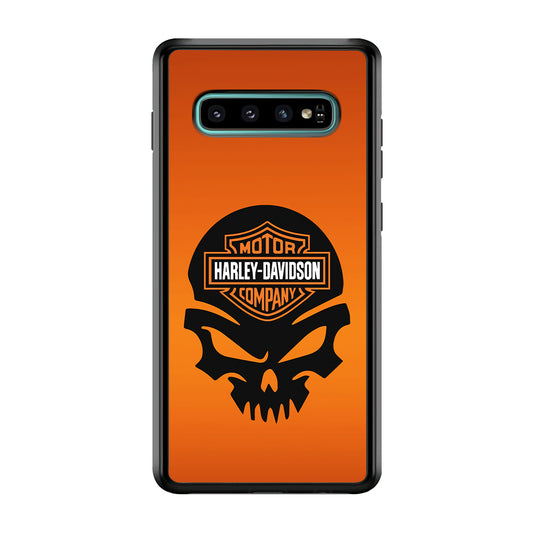 Harley Davidson Skull Logo Samsung Galaxy S10 Case