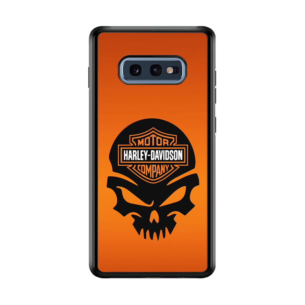 Harley Davidson Skull Logo Samsung Galaxy S10E Case