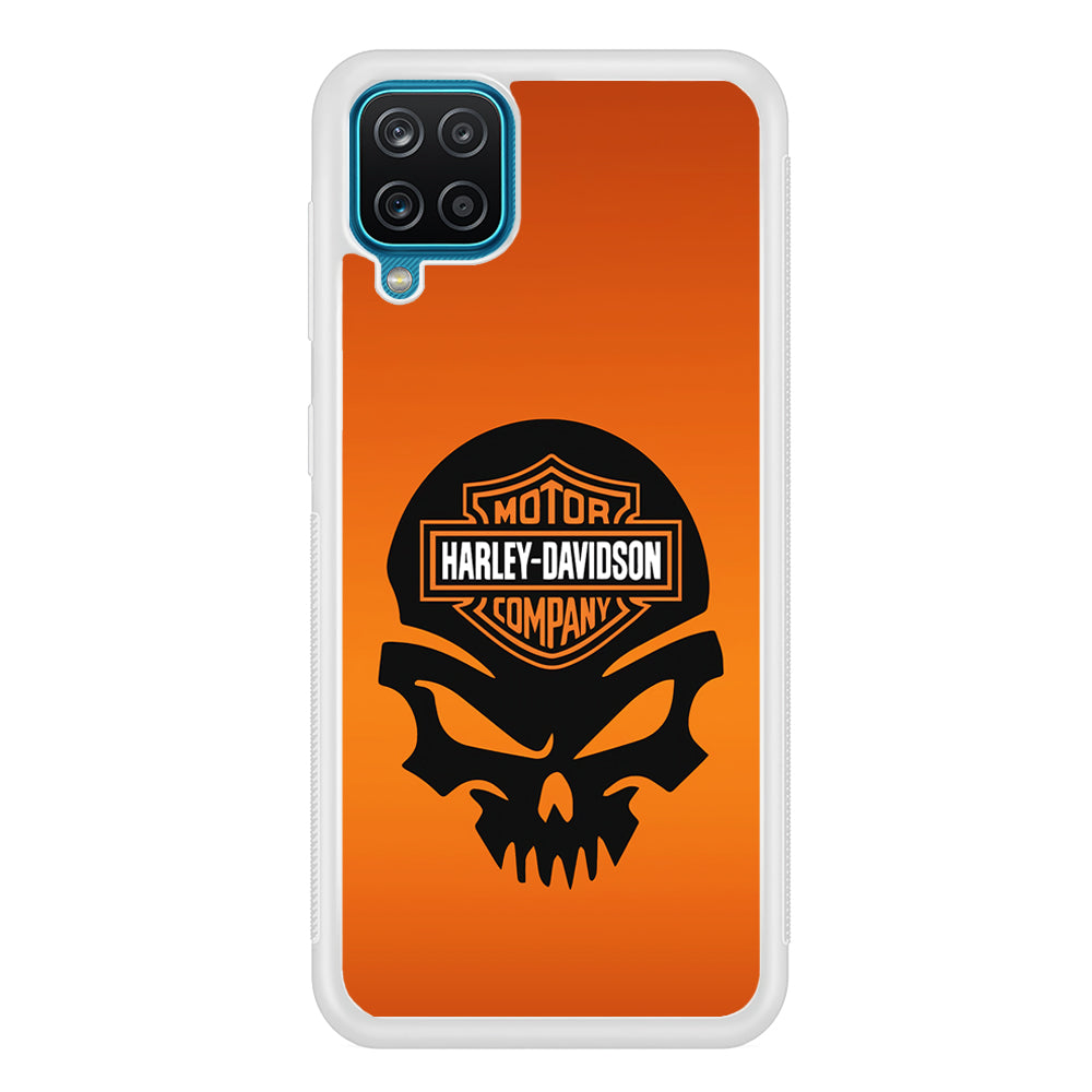 Harley Davidson Skull Logo Samsung Galaxy A12 Case