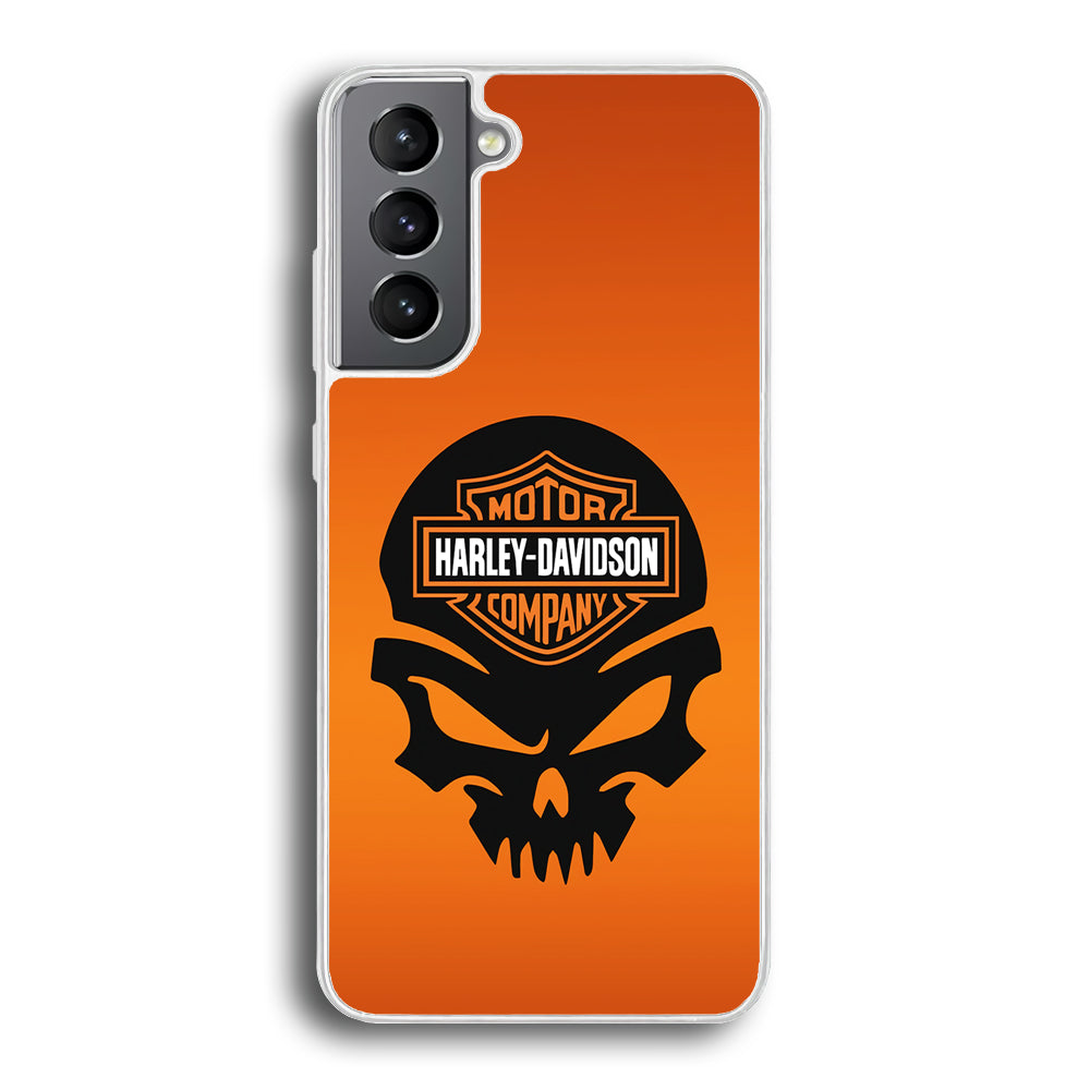 Harley Davidson Skull Logo Samsung Galaxy S21 Case