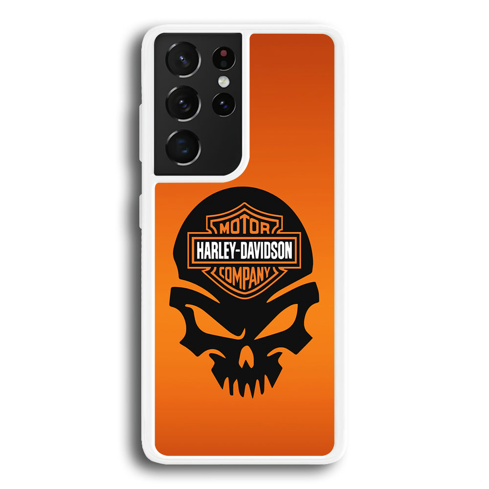 Harley Davidson Skull Logo Samsung Galaxy S22 Ultra Case