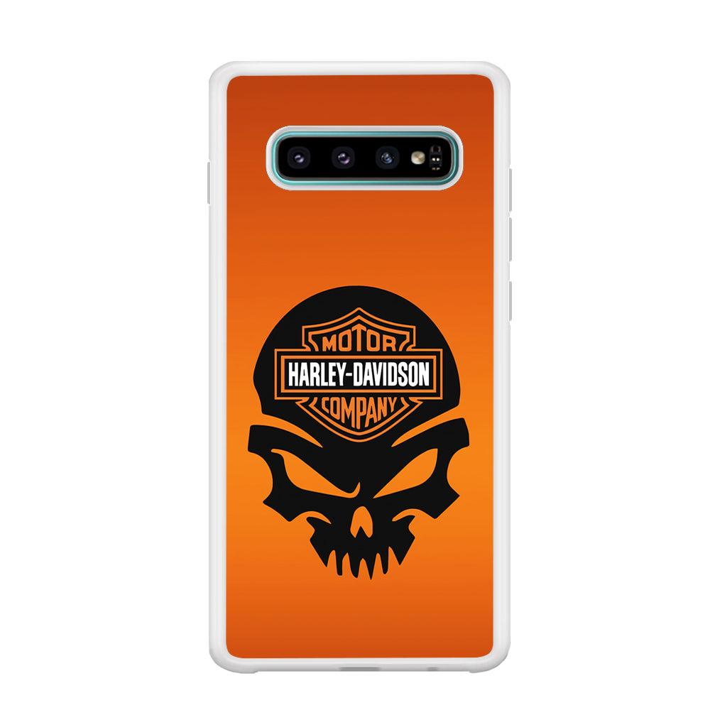 Harley Davidson Skull Logo Samsung Galaxy S10 Plus Case