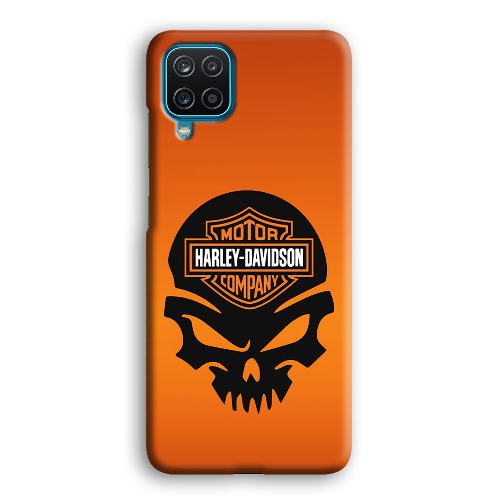 Harley Davidson Skull Logo Samsung Galaxy A12 Case