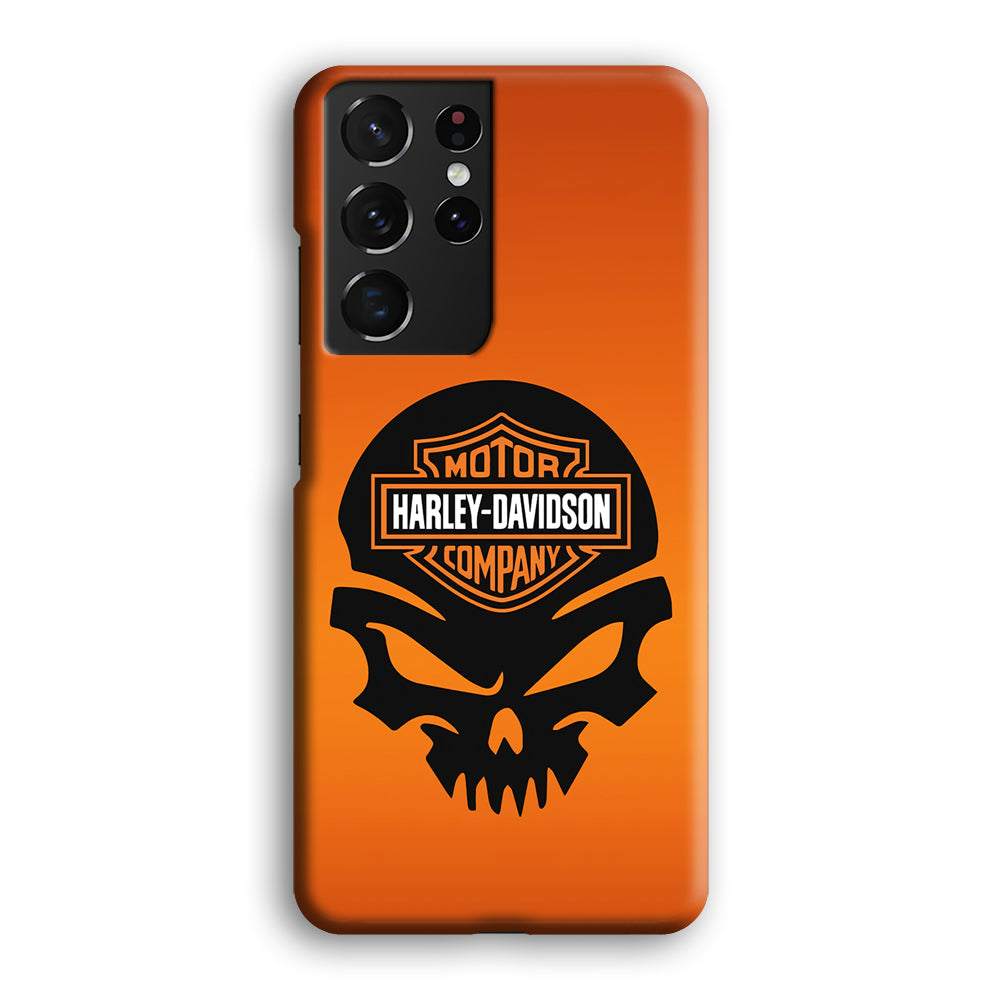 Harley Davidson Skull Logo Samsung Galaxy S21 Ultra Case