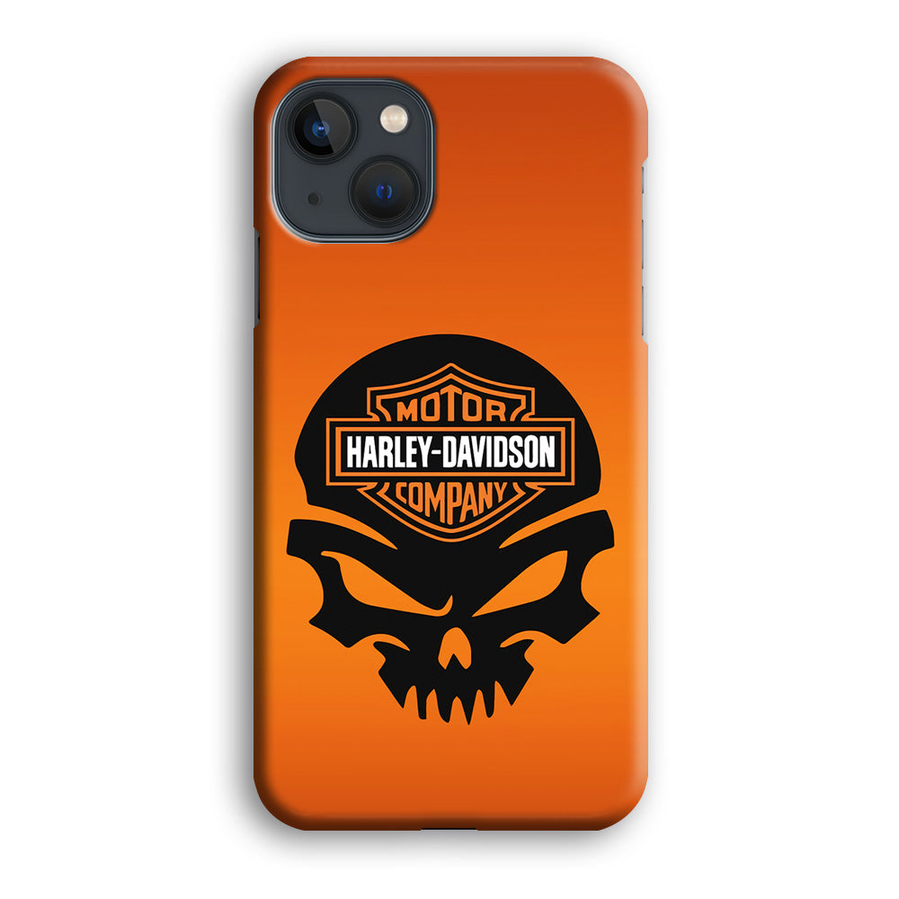 Harley Davidson Skull Logo iPhone 14 Plus Case