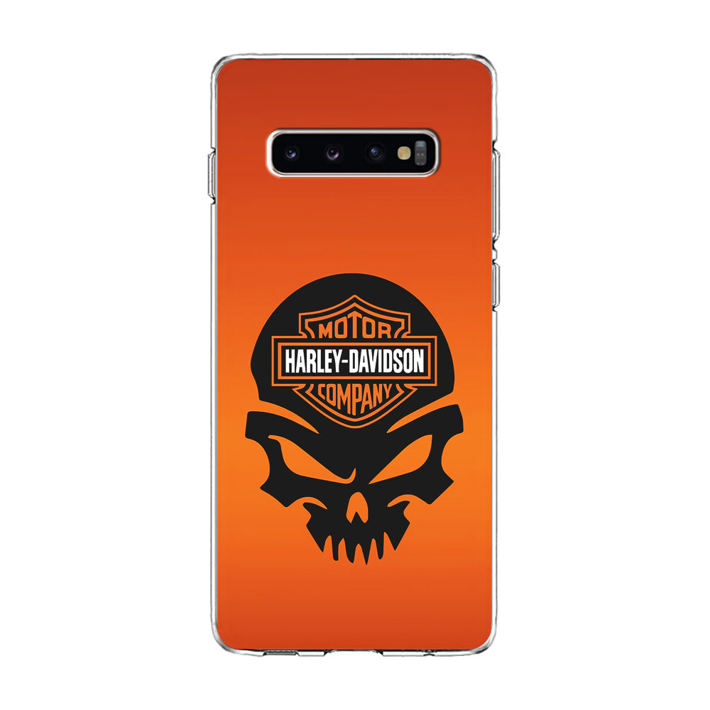 Harley Davidson Skull Logo Samsung Galaxy S10 Plus Case