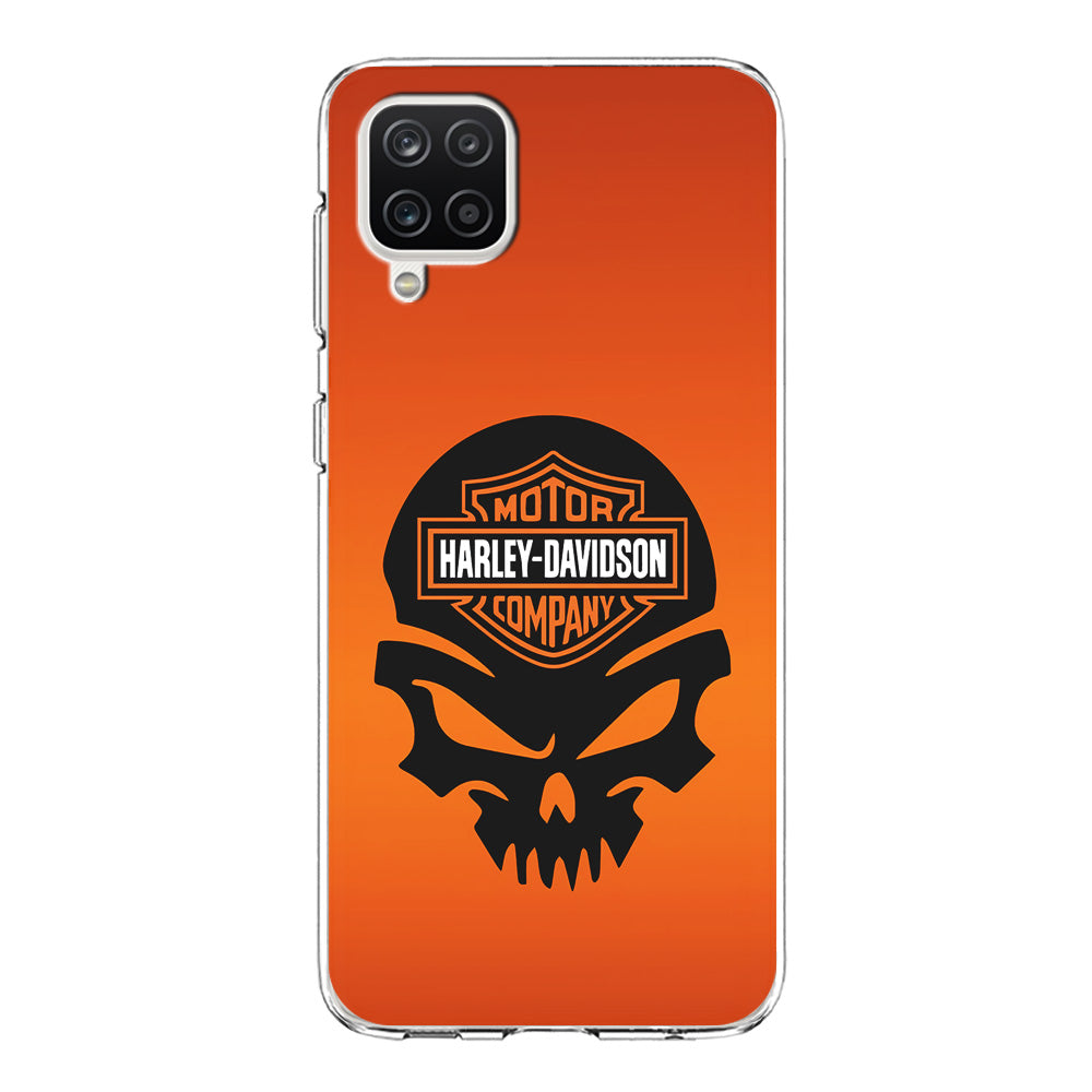 Harley Davidson Skull Logo Samsung Galaxy A12 Case